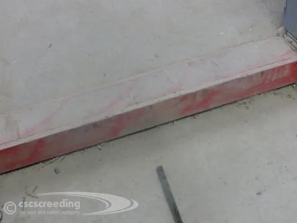 Edge protection used on the site