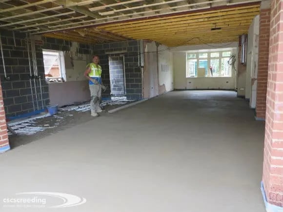When would you walk on this screed?