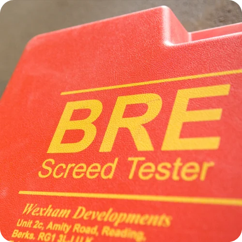 An image of a BRE Screed Test